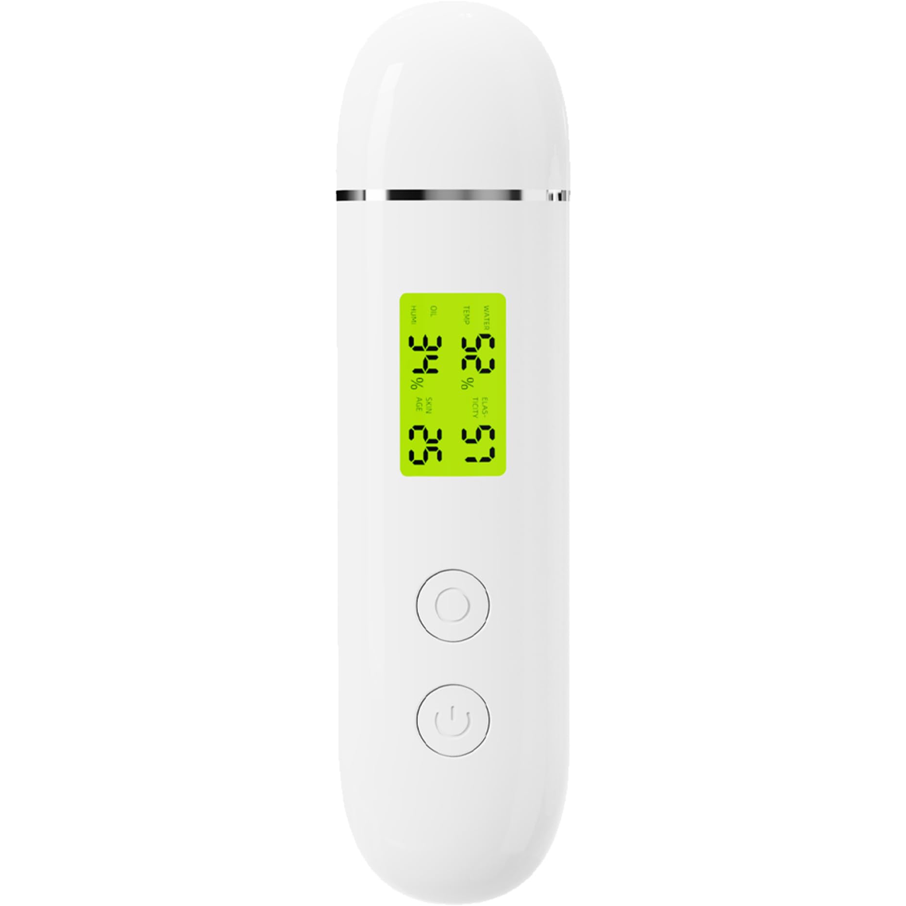 Tester di idratazione per la pelle, tester di umidità ricaricabile LCD digitale Display tester per la pelle Contenuto della pelle Analyzer Strumento per la cura del viso per il salone di bellezza, te