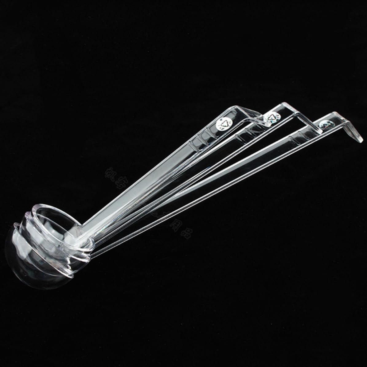 Plastic Ladle Spoon with Long Handle 3pcs for Soup Serving