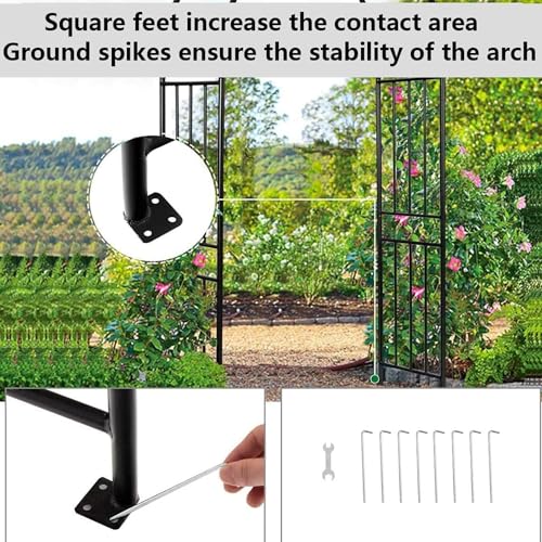 Arche de mariage en métal structure amovible support décoratif réutilisable - 3