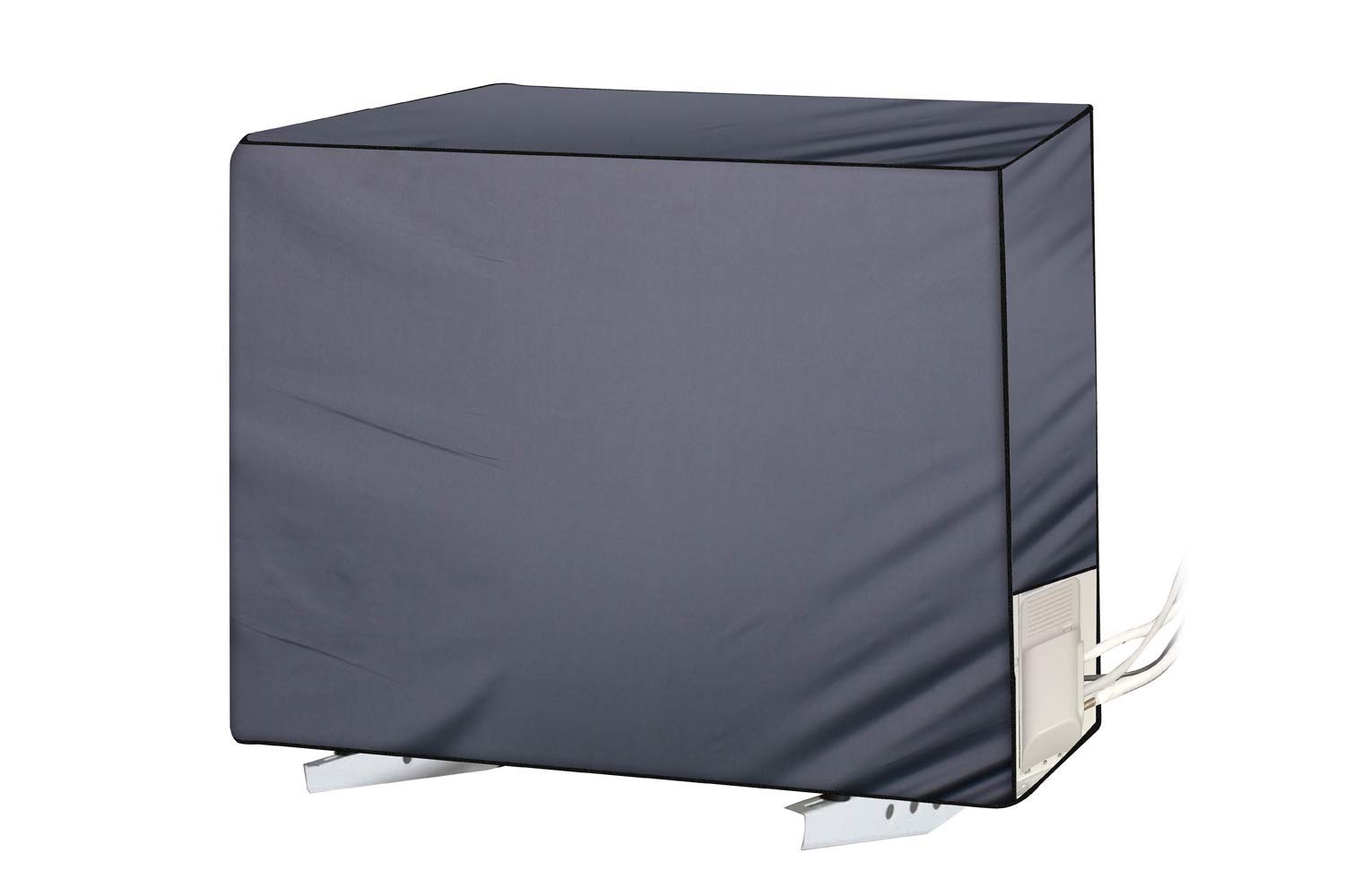 Polyester Split Ac Cover Outdoor Unit For 1.5 Ton To 2.0 Ton Capacity Ac, All Weather Cover/Dustproof/Water Resistant (Grey)