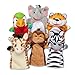 Melissa & Doug Safari Buddies Hand Puppets Puppet Set (6 Hand Puppets)