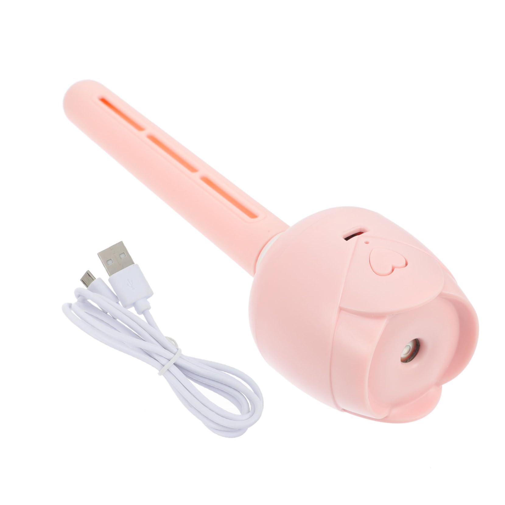 Portable Mini USB Humidifier for Car and Office Compact Travel Air Moisturizer with USB Charging Light and Design