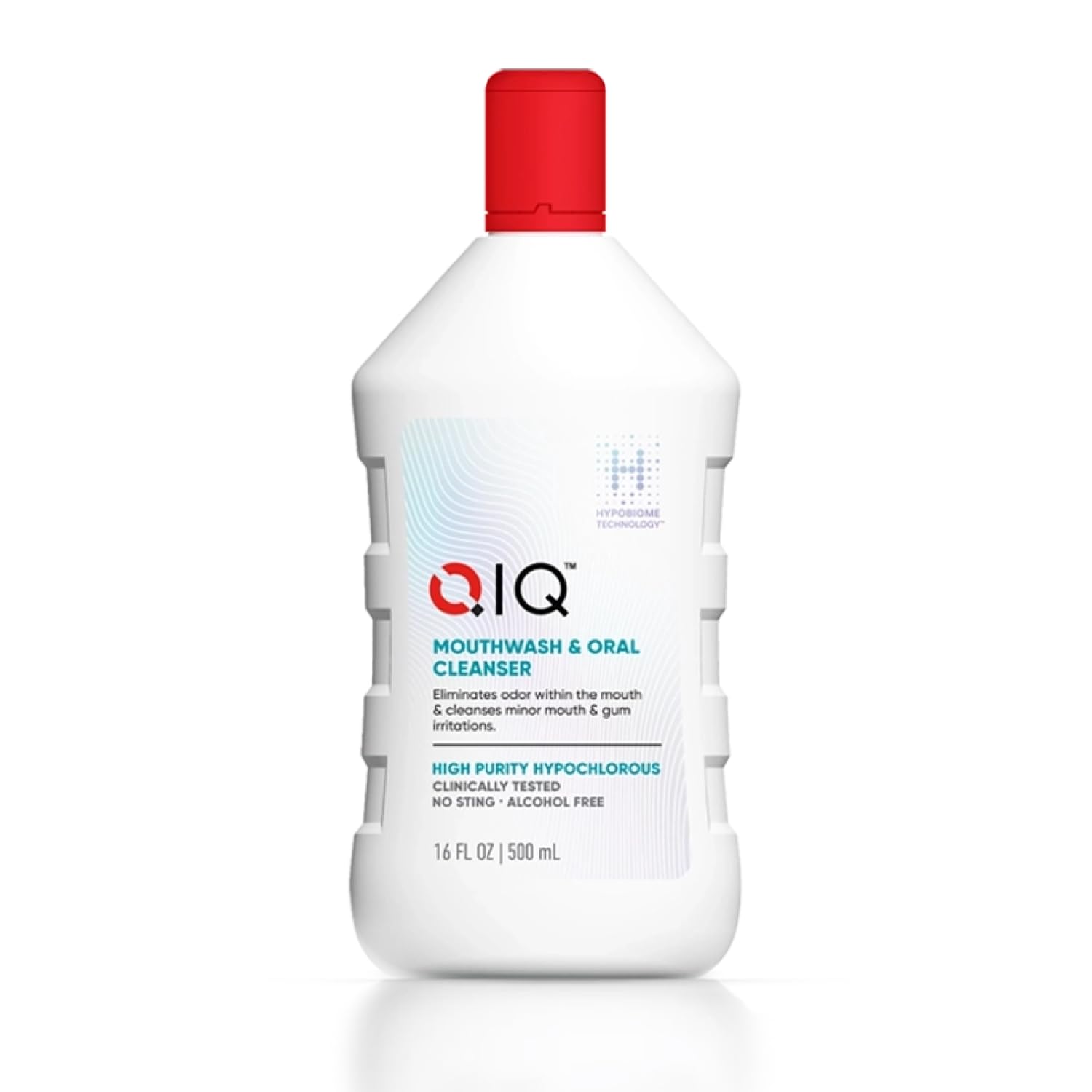 QIQ Oral Care Mouthwash & Cleanser – High Purity Hypochlorous Acid Wash and Rinse, Alcohol Free Mouthwash, Supports Dental Hygiene, Oral Piercing