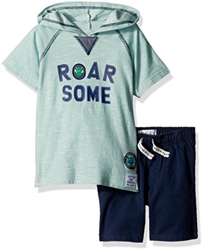 Kids Headquarters Baby Boys 2 Pieces Hooded Short Set