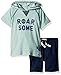 Kids Headquarters Baby Boys' 2 Pieces Hooded Short Set