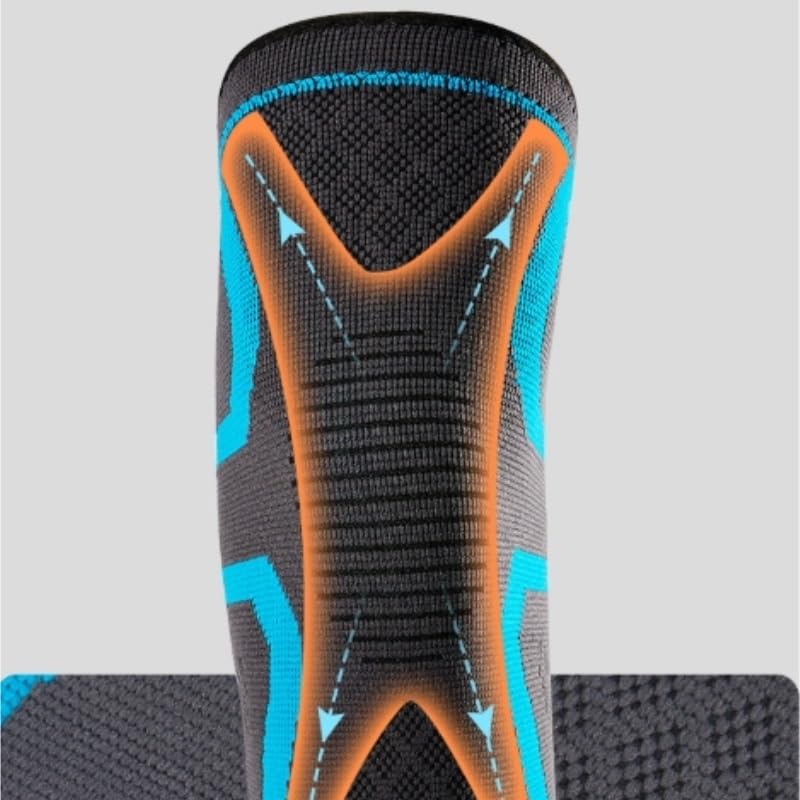 Sports Nylon Knee Pads Breathable Knitted Outdoor Fitness Protective Gear
