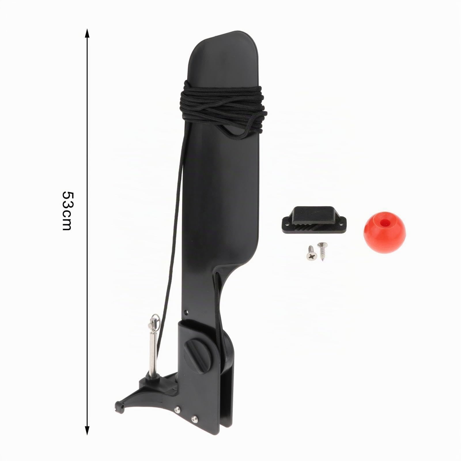 Timone per Kayak, timone per Canoa, timone per Moto d'Acqua con Fissaggio dell'attrezzatura, Coda per Barca da Pesca, Kayak da Mare, Canoa, Nave,