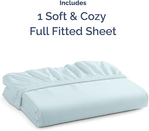 Miniatura 40 de King Fitted Bed Sheet - Bottom Single Fitted Sheet Only - Ultra-Soft Hotel Luxury Bedding w/ 8-16 Inch Deep Pockets - Breathable, Cooling & Wrinkle