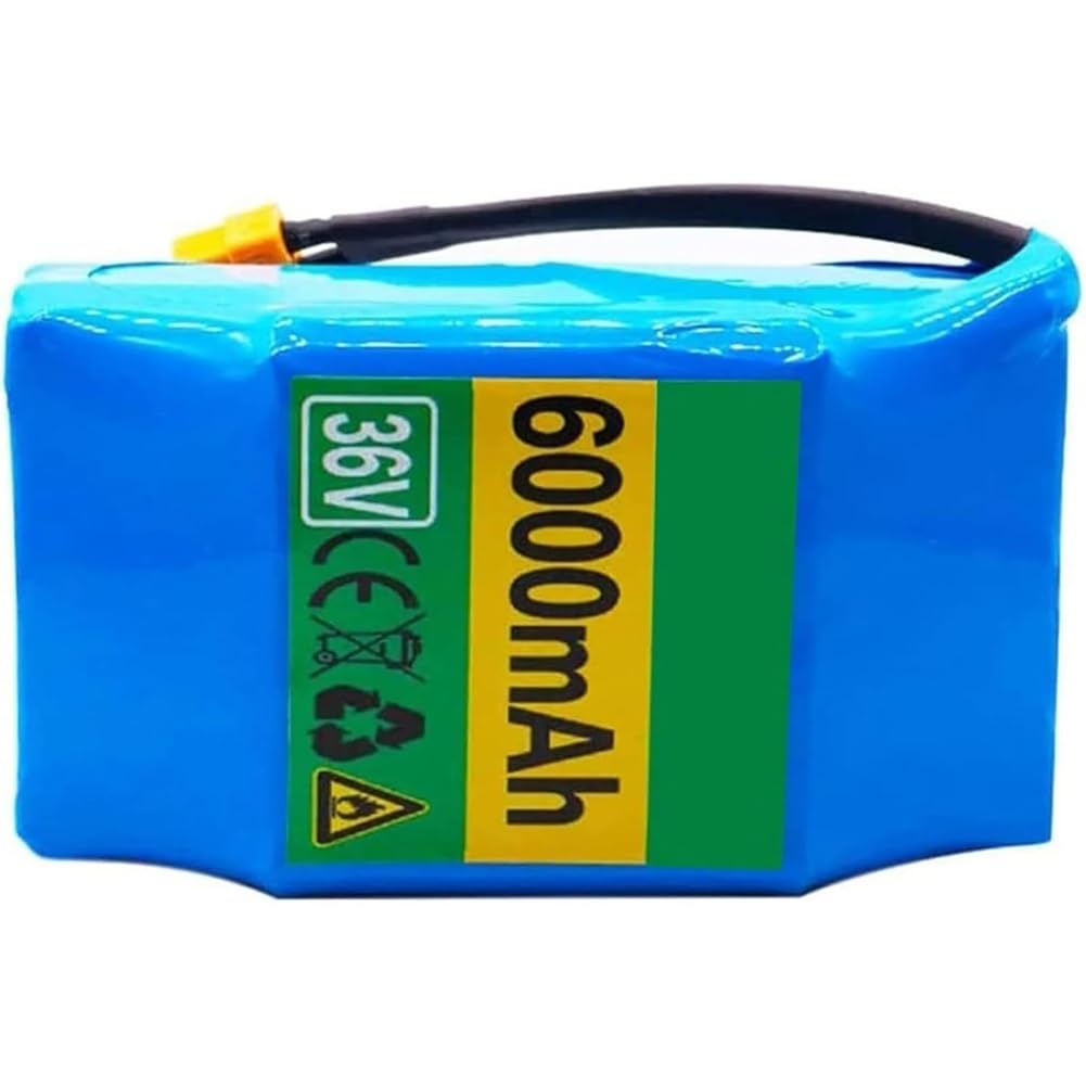 36V 6Ah 10S2P Batería De Litio para Bicicleta Eléctrica,para Motor De 200W 500W 800W Scooter Y Bicicleta Eléctrica(T)