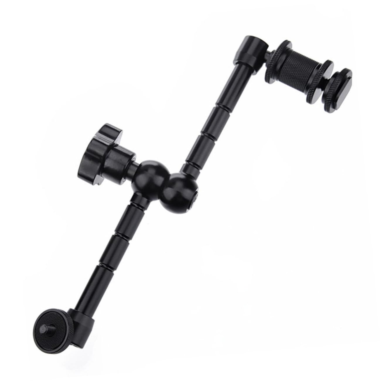 2piezas Brazo Articulado para Cámara y Monitor LCD Brazo De Soporte De Fricción para Luces Led y Monitor