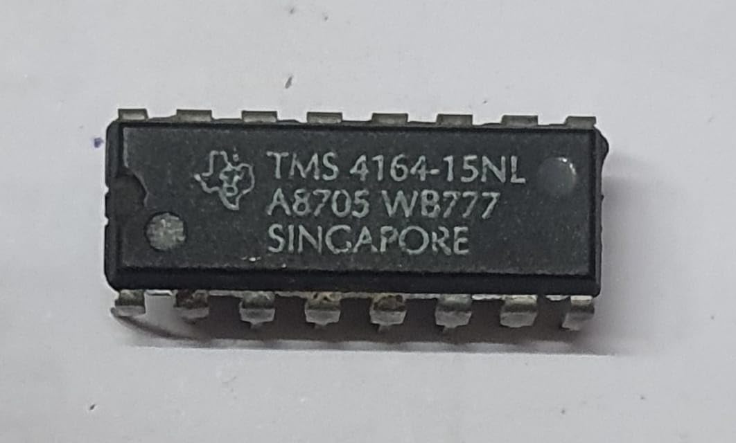 TMS 4164-15NL Integrated Circuit, 64K D RAM Singapore Manufacturing-picture-30