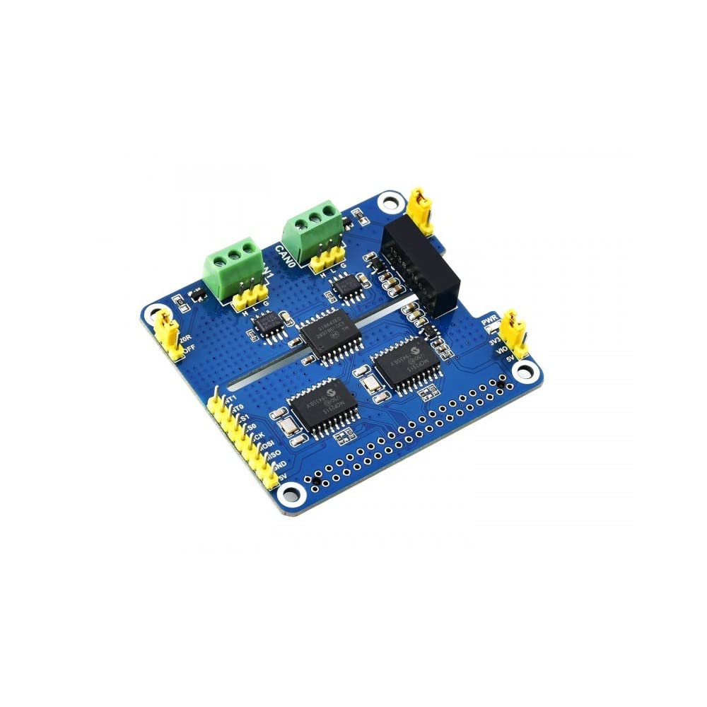 2 Channel Isolated CAN Bus Expansion HAT for Raspberry Pi 4B/3B+/3B/2B/B+/A+/Zero/Zero W, MCP2515 + SN65HVD230 Dual Chips Solution Allow 2-CH CAN Communication Onboard Multi Protection Circuits (B0BR6336QW) Amazon Price History, Amazon Price Tracker