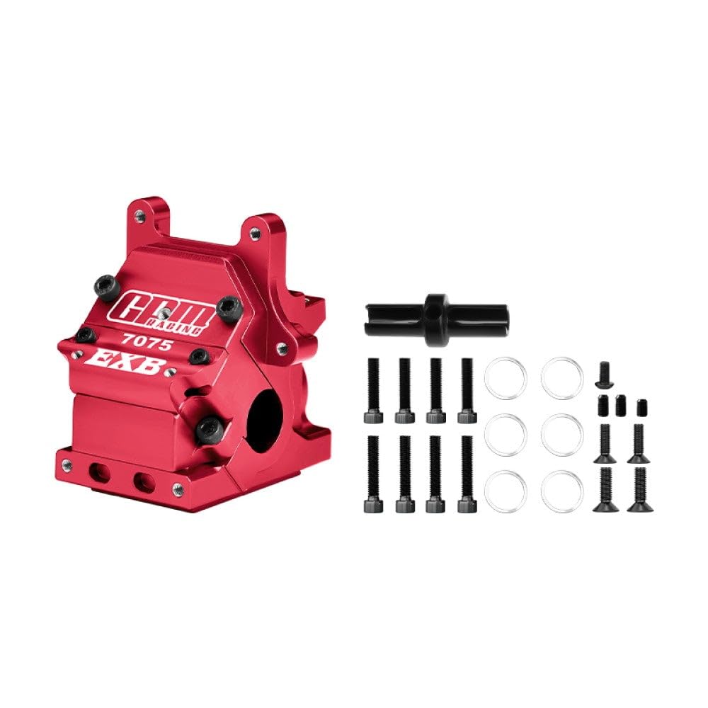 Alluminio 7075-T6 Alloy Front Or Rear Gear Box for Arrma 1:8 KRATON 6S / Talion/Outcast/Typhon/Notorious / 1:7 Mojave 6S / Big Rock/Infraction / 1:10 SENTON – Rosso