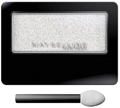 Maybelline New York Expert Wear Single Eyeshadow, NY Silver [130S] 0.09 oz (Pack of 3)