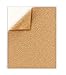 Hygloss Products Cork Sheets - 2 mm Thick Self Adhesive Cork Roll - 8.5 x 11 Inches, 2 Pack