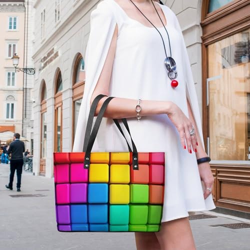 Women's Elegant Leather Shoulder Bag Casual Chic Handbag For Daily Use4