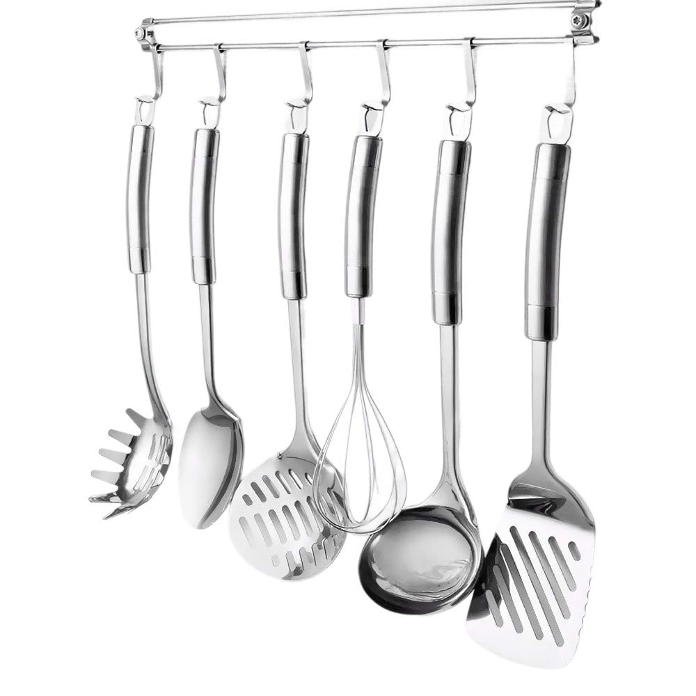 CS Kochsysteme 008765 de Cuisine, Acier Inoxydable, 7 pièces, Argent, 38 x 8,30 x 9,4 cm
