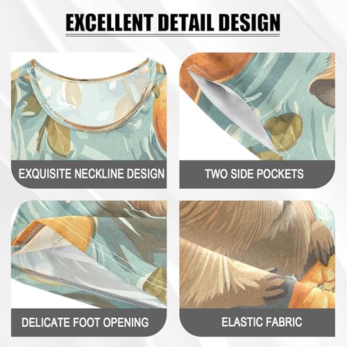 Pajama Sets Short Sleeve Cute Guinea Pigs Swimming Soft Cotton Summer Sleepwear 2 Piece PJS Size 5-14T3