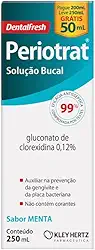 Solução Bucal Periotrat Sabor Menta Com Álcool 250ml - Kley Hertz