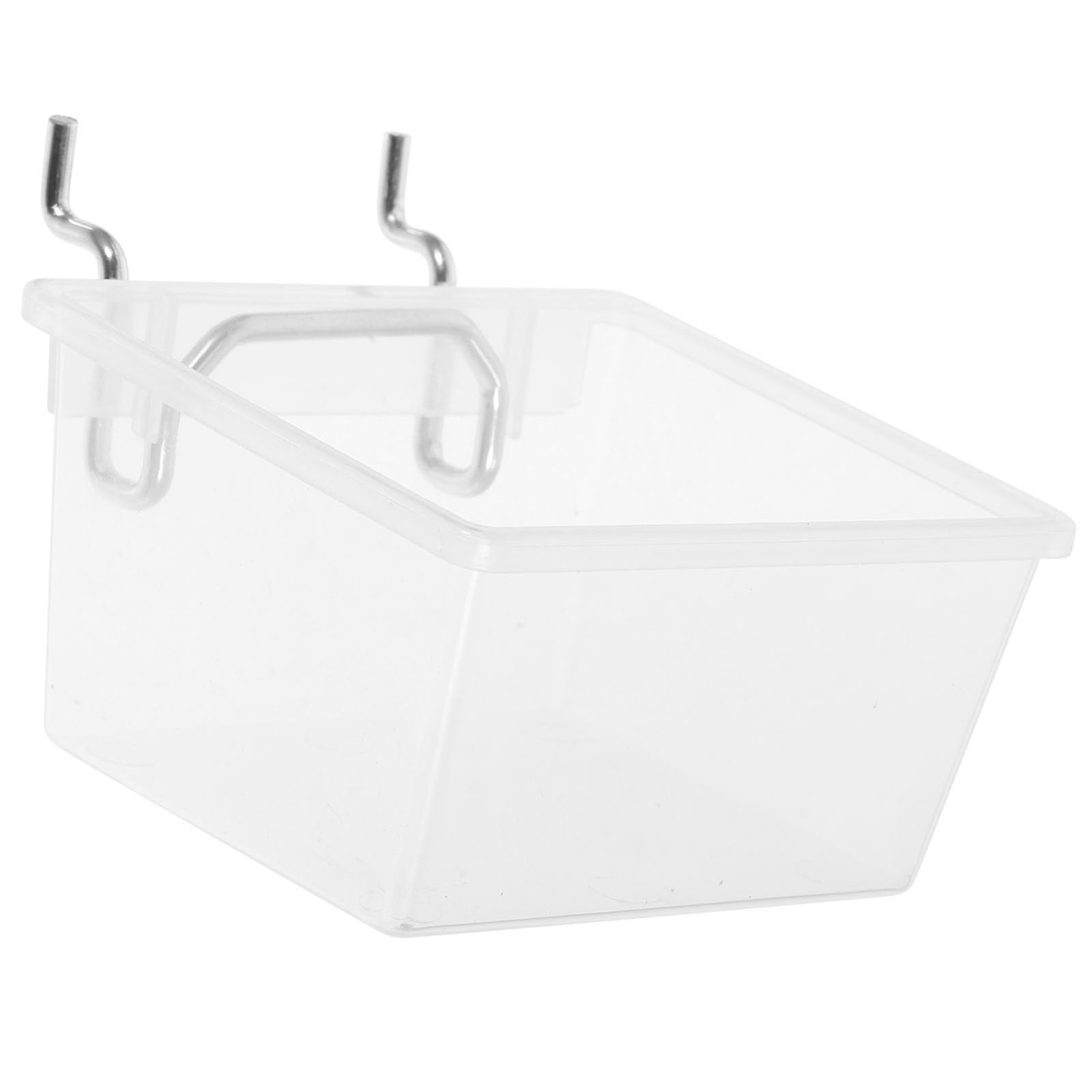 Angoily Static Storage Box for Pegboard Wall Organizer Craft Organizer Bin Peg Board Parts Storage