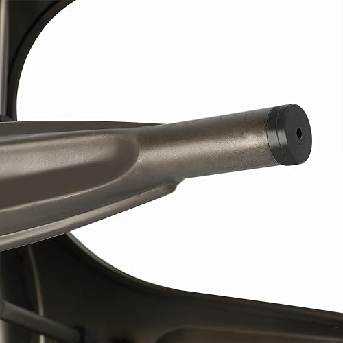 Miniatura 9 de Yaheetech Sillas de comedor de metal con asiento de maderasillas laterales apilables en la parte superior, sillas de cocina con respaldo para