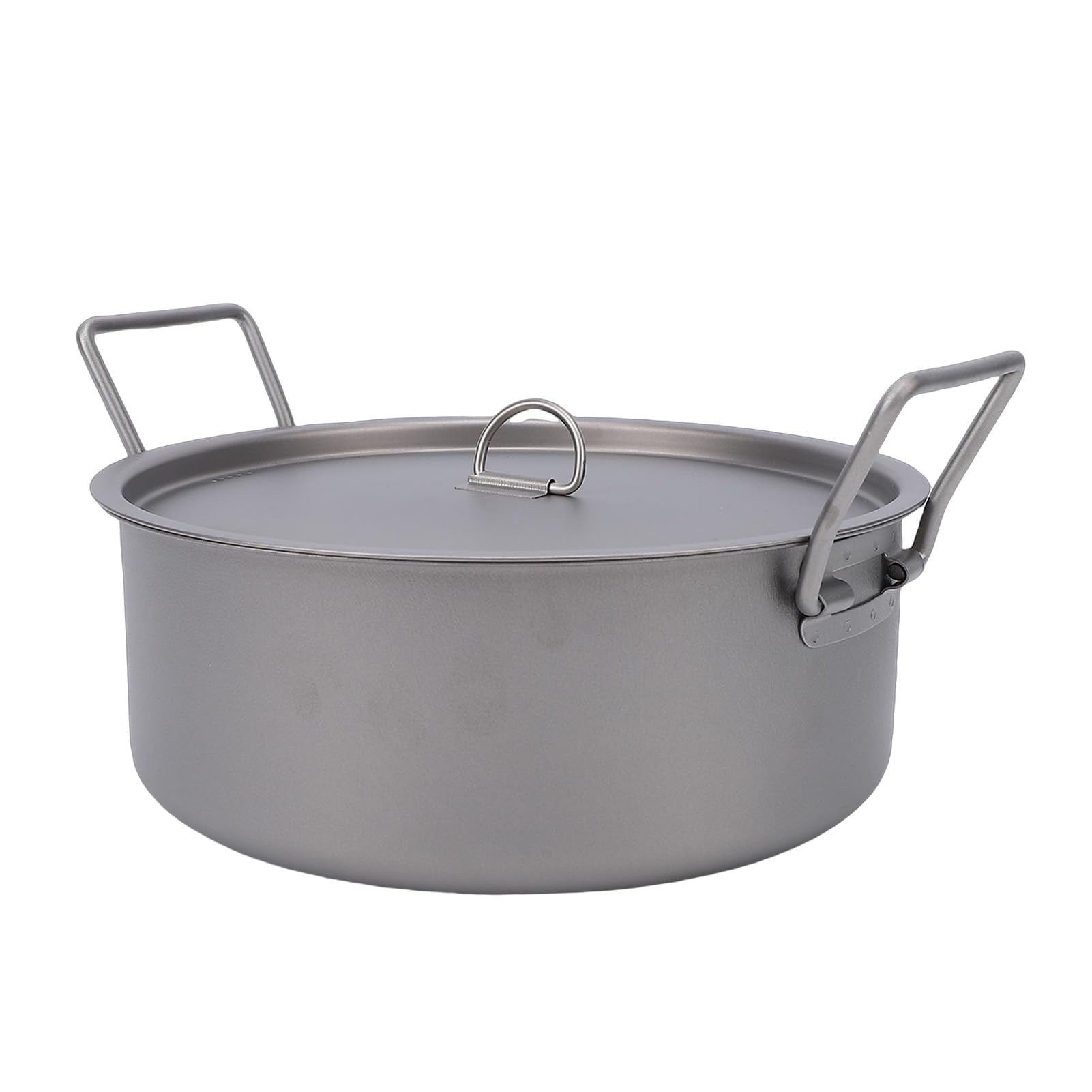 Kikumi Ti Stockpot 2,3 L Léger et Portable avec Deux Poignées
