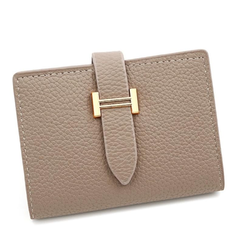 mippo Leather Women’s Short Wallet | Cowhide Two-Fold Wallet with Card Holder & Coin Purse | Stylish & Compact Ladies Purse-picture-12