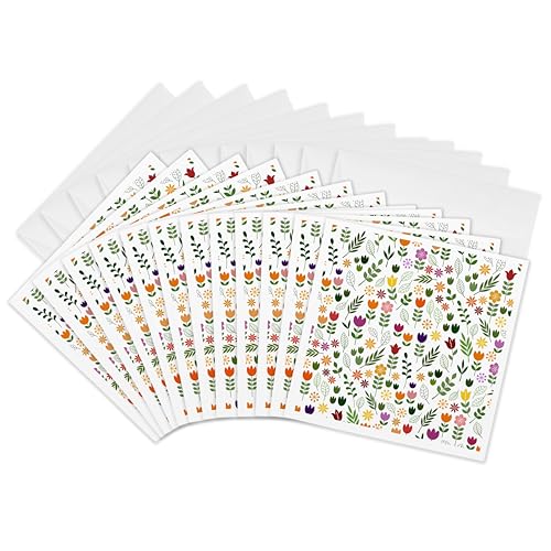 Cartes de vœux flore et faune scandinave pour vos messages doux