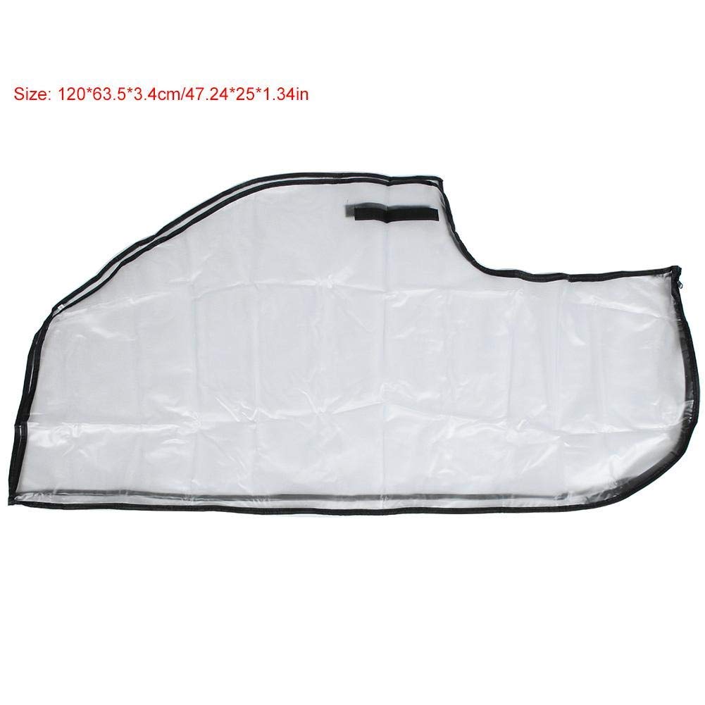 Funda de Bolsa de, Cubierta Impermeable a Prueba de Polvo para Bolsas de Transparente con Cremallera, Protección Total contra Lluvia y Suciedad