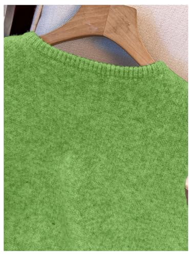 Image of RoseSeek Women's Button Down Sweater Vest Sleeveless Crewneck Knit Outerwear Old Money Knitwear