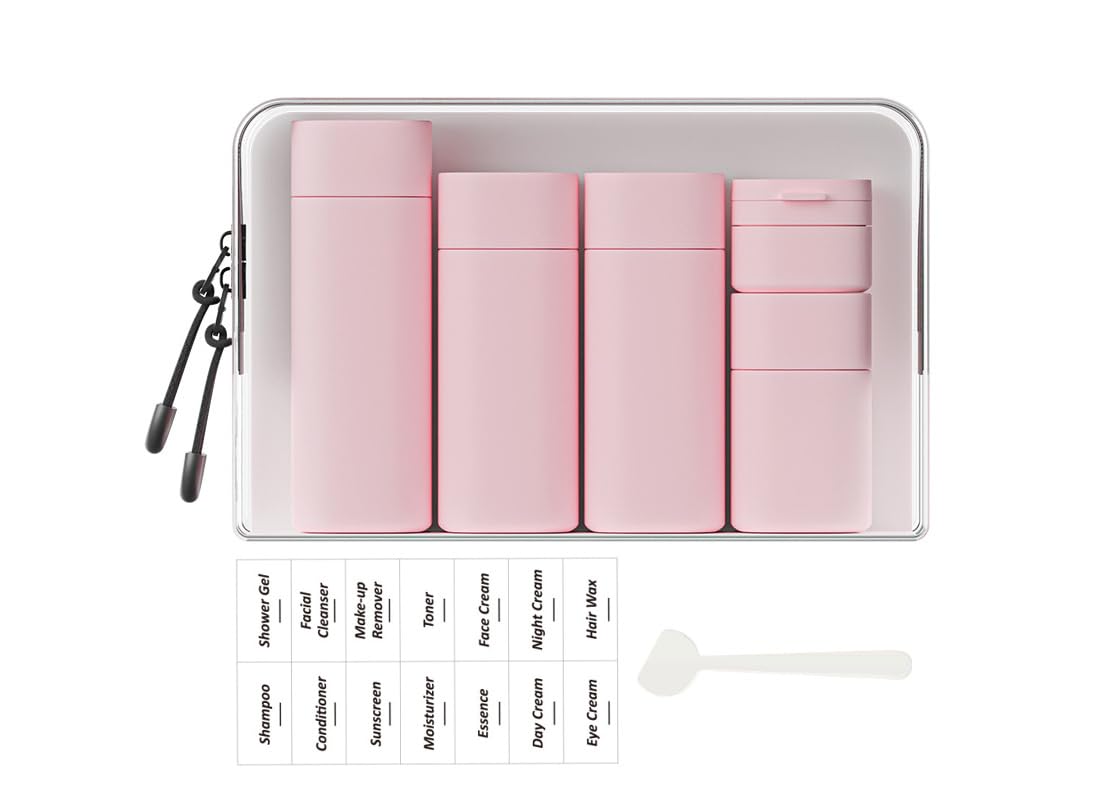 Sprigold 5 Pack Brief and Fashion Travel Bottles TSA Approved