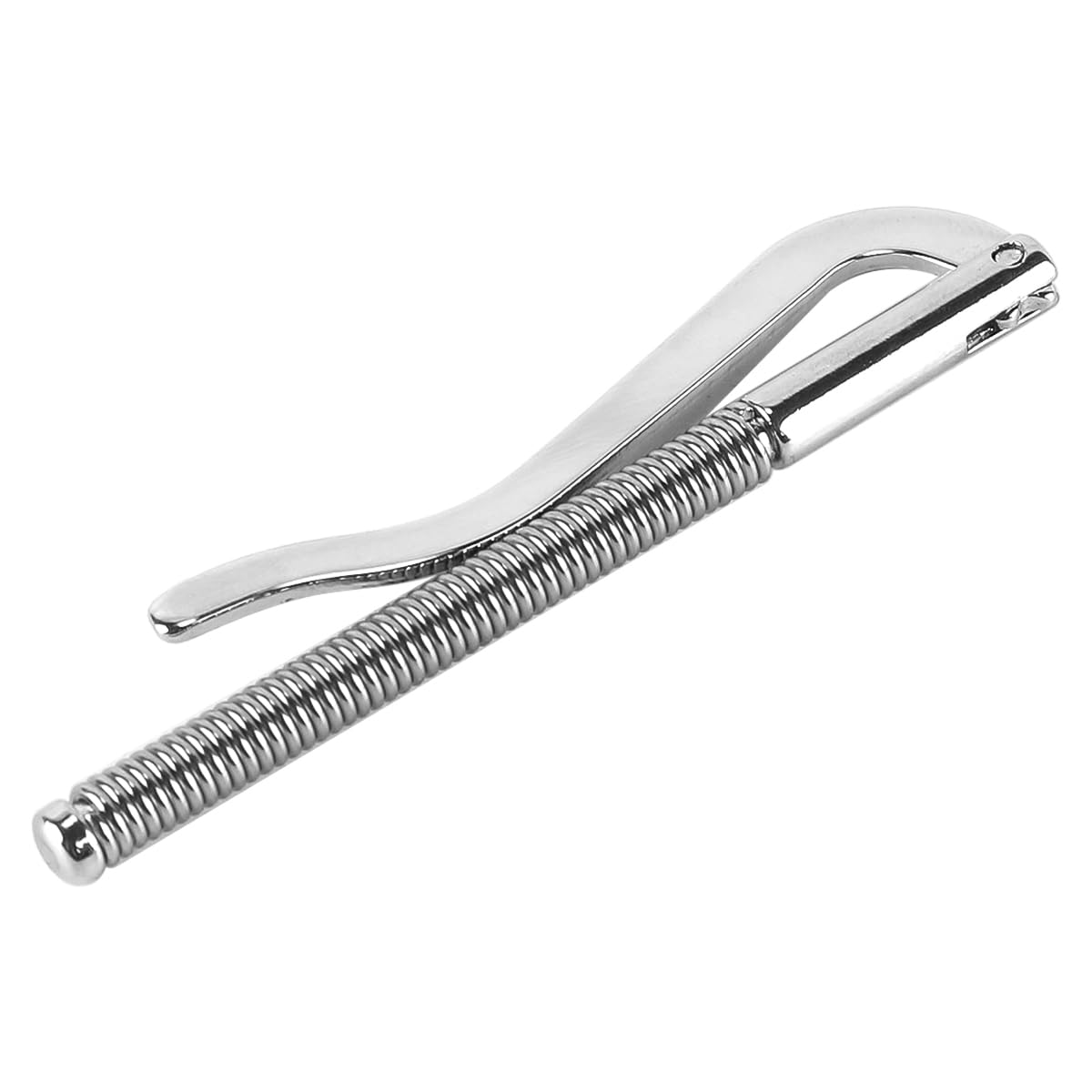 WANGCL 5 clips de resorte para billetera, billeteras de acero inoxidable, billeteras para billeteras de cuero doble, billeteras plateadas para tarjeteros