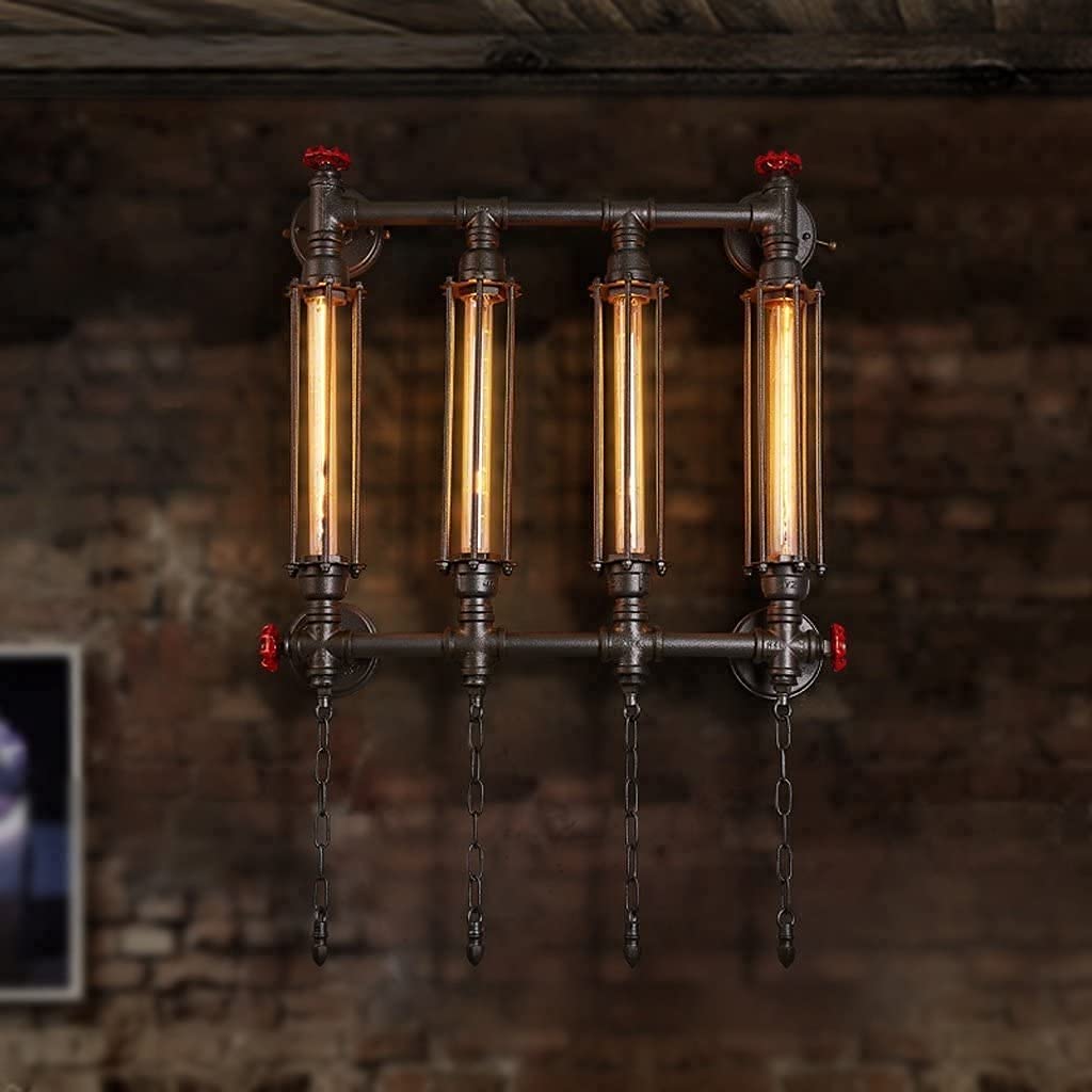 Applique tube à essai Edison pour illuminer un couloir sombre avec style industriel