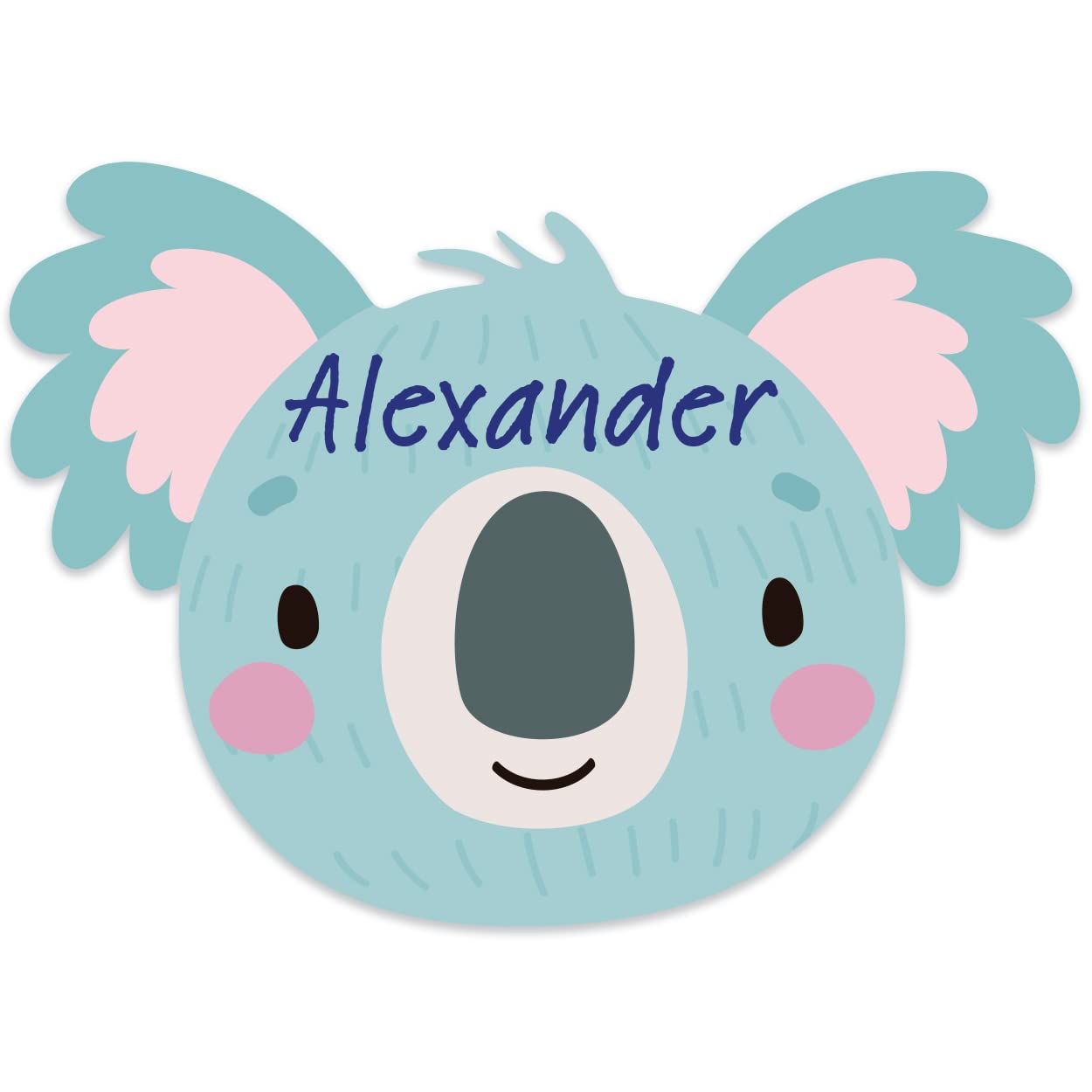 Paper Themes Personalised Shaped Placemats (Koala)