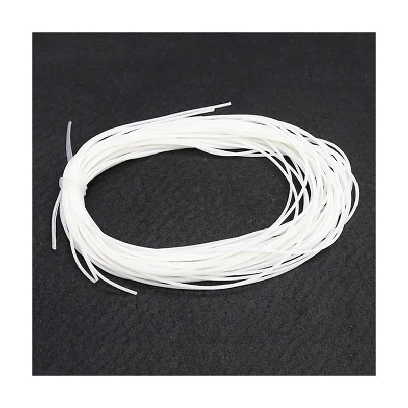 Tira de sellado de cordón de silicona sólida blanca de 1M de largo for sellar huecos, impermeabilización y protección contra el polvo(Dia5mm)