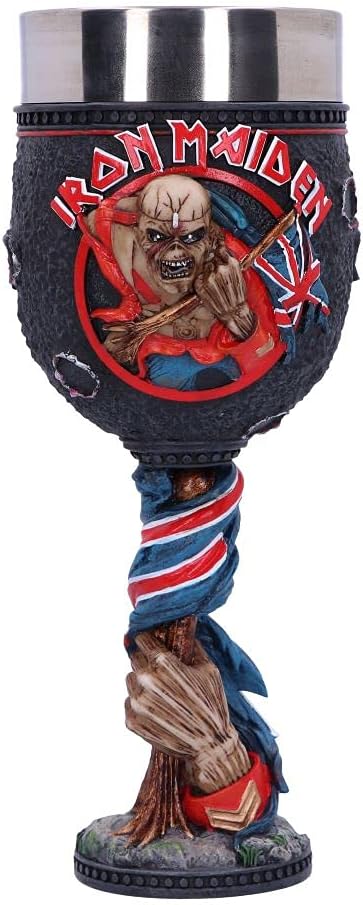 Nemesis Now Officially Licensed Iron Maiden The Trooper Goblet 19.5cm, Red