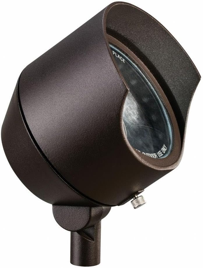 Kichler 15381AZT Accent 1-Light 12V, Textured Architectural Bronze