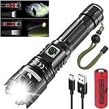 Shadowhawk Flashlight LED Super Bright 30000 Lumens