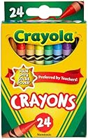 975 Supply 1 pack Crayons, Classic Colors, Crayons For Kids, School Crayons, Assorted Colors - 24 Crayons Per Box - 1 Box