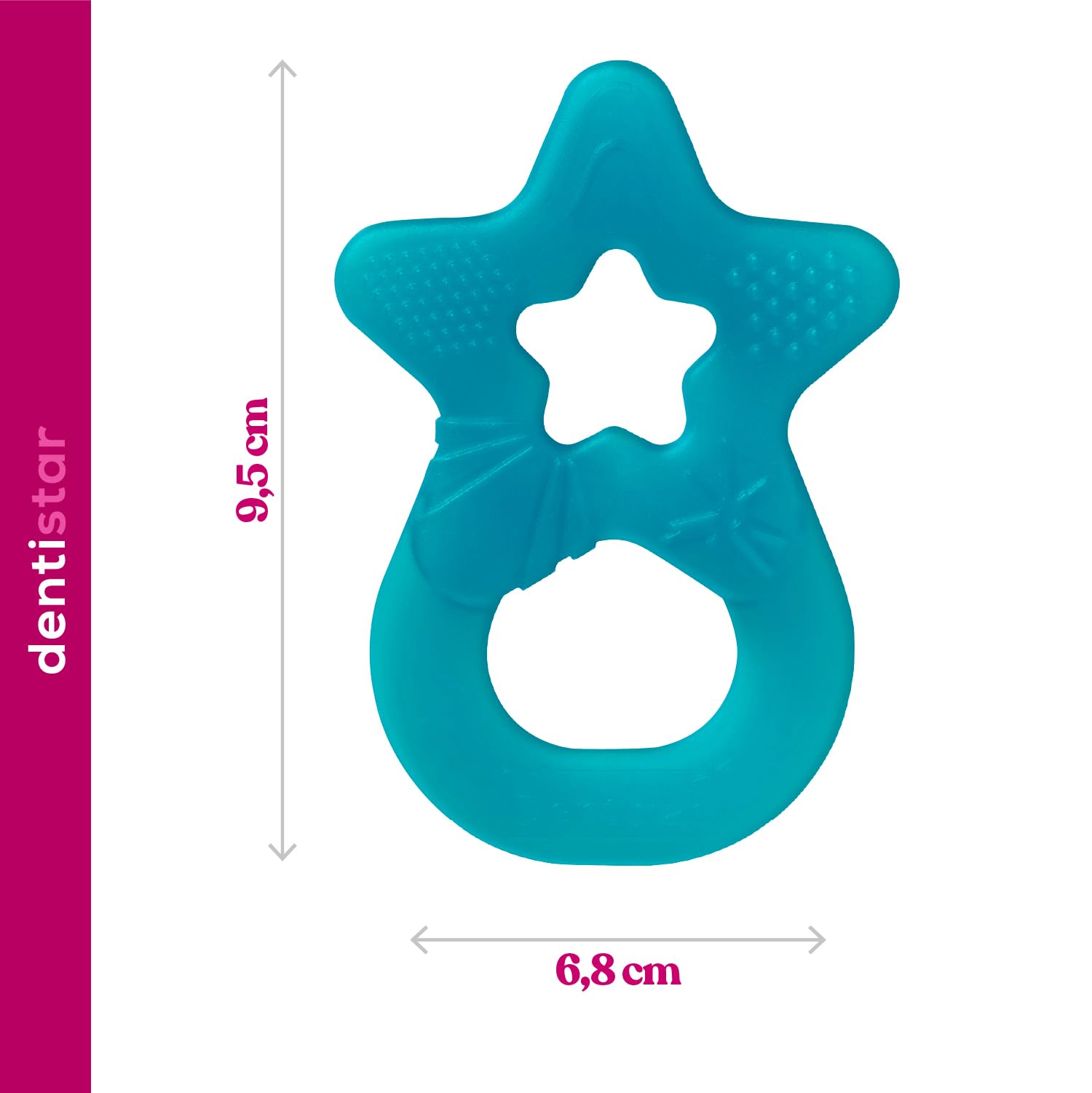 dentistar Star Teether Pack of 2, Teething Baby Toy for Infants Aged 3+ Months - Image 3