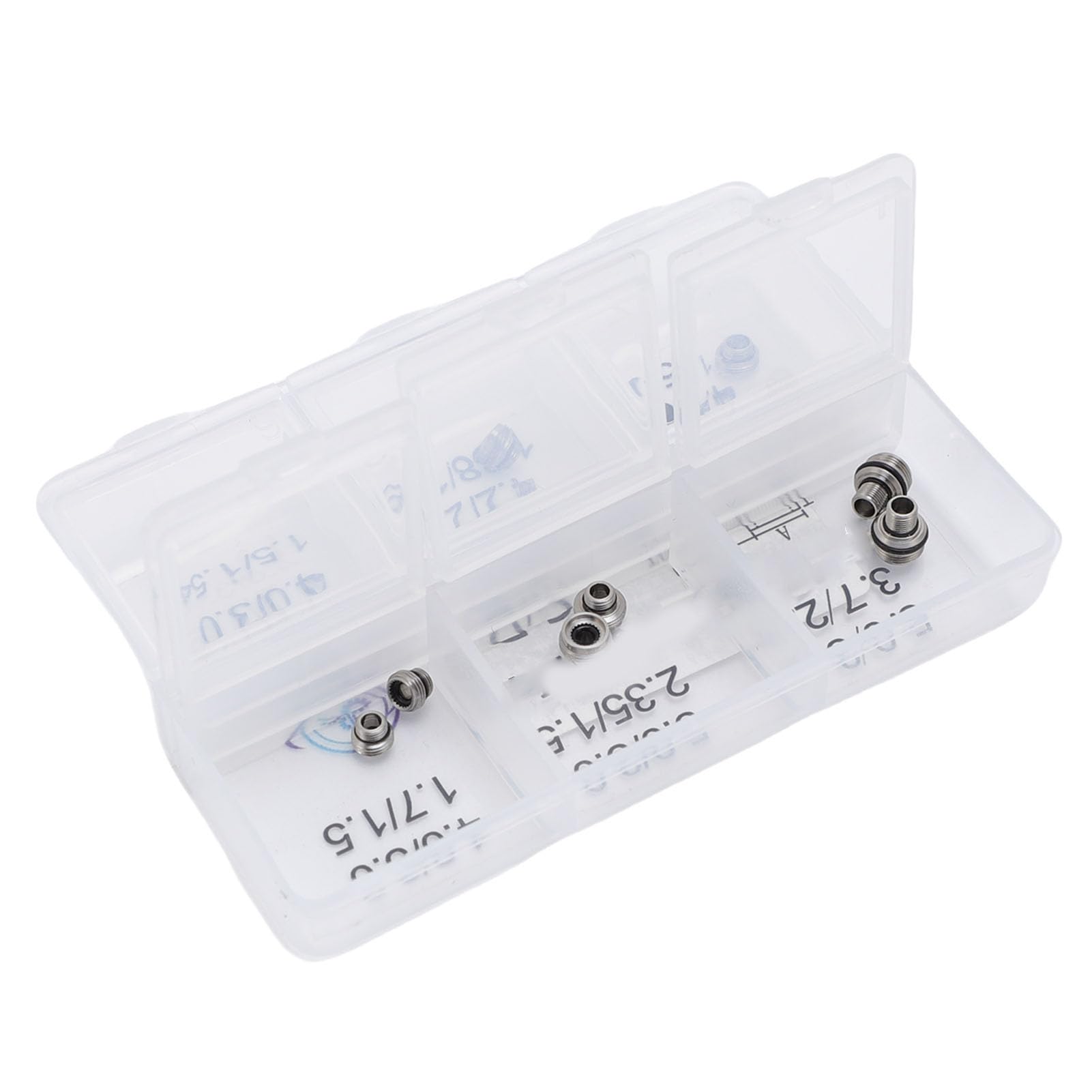Kit de Reemplazo de Tubo de de Reloj de Acero Inoxidable, Kit de Herramientas de Reparación Duradero para Relojeros, 12 Tubos de de Reloj para Reemplazo de Piezas de de