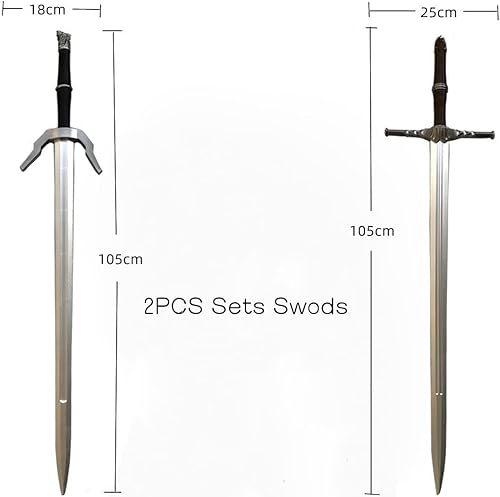 Miniatura 2 de damdos Espadas de cosplay para Halloween, espadas de doble bestia, 1:1, cosplay, cazador de espadas salvajes, juego de rol, regalo de cumpleaños