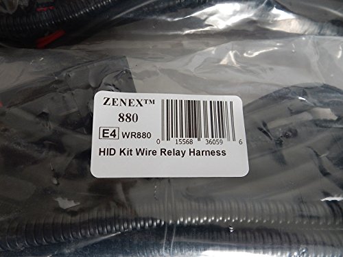 Zenex HID Kit Single Beam Wire Relay Harness (880)