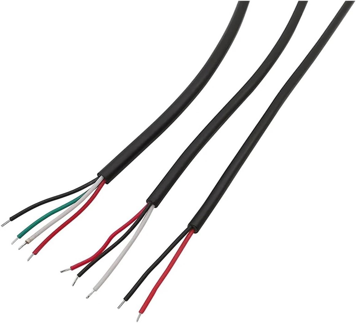 10Pcs 2.5mm 2Pole 3Pole 4Pole Audio Male Female Plug Jack Connector Extension Cable(2.5mm Female 2P)