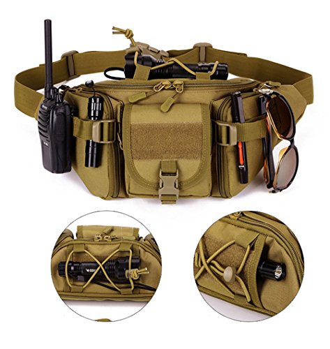 image for CREATOR Tactical Waist Pack Portable Fanny Pack Outdoor Hiking Travel 