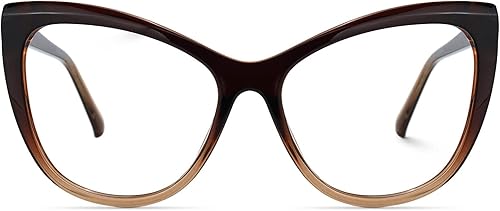 Zeelool Elegantes TR90 - Gafas de gran tamaño con bloqueo de luz azul ojo de gato para computadora y juegos para mujer, Shelby OT414973