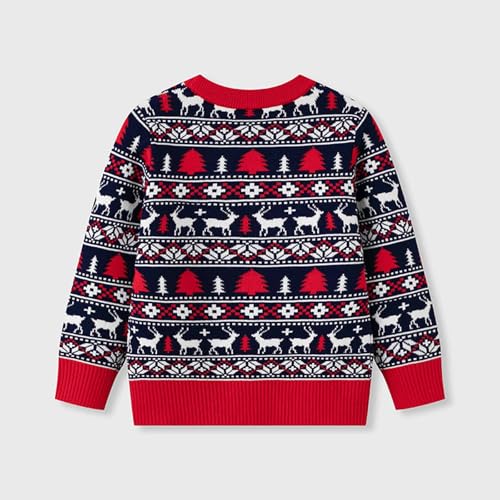 Pull de Noël pour enfants en maille chaude et confortable - 7
