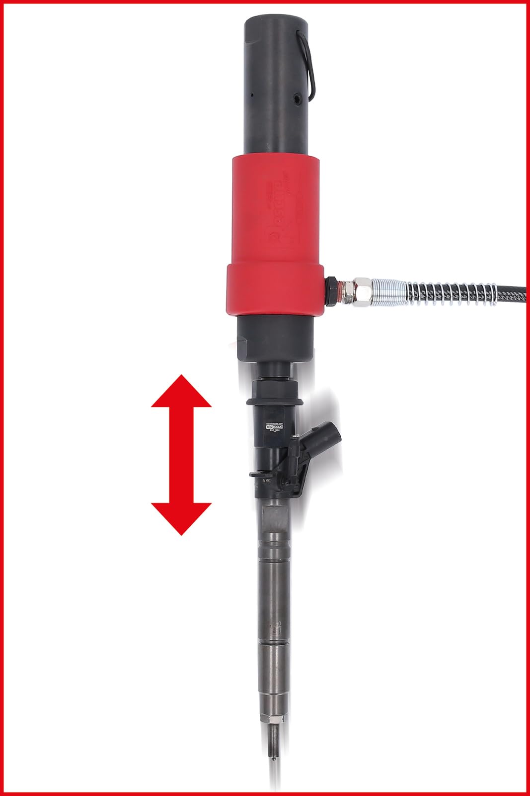 KS Tools 152.1130 Druckluft Injektoren-Auszieher-Satz, 9-tlg