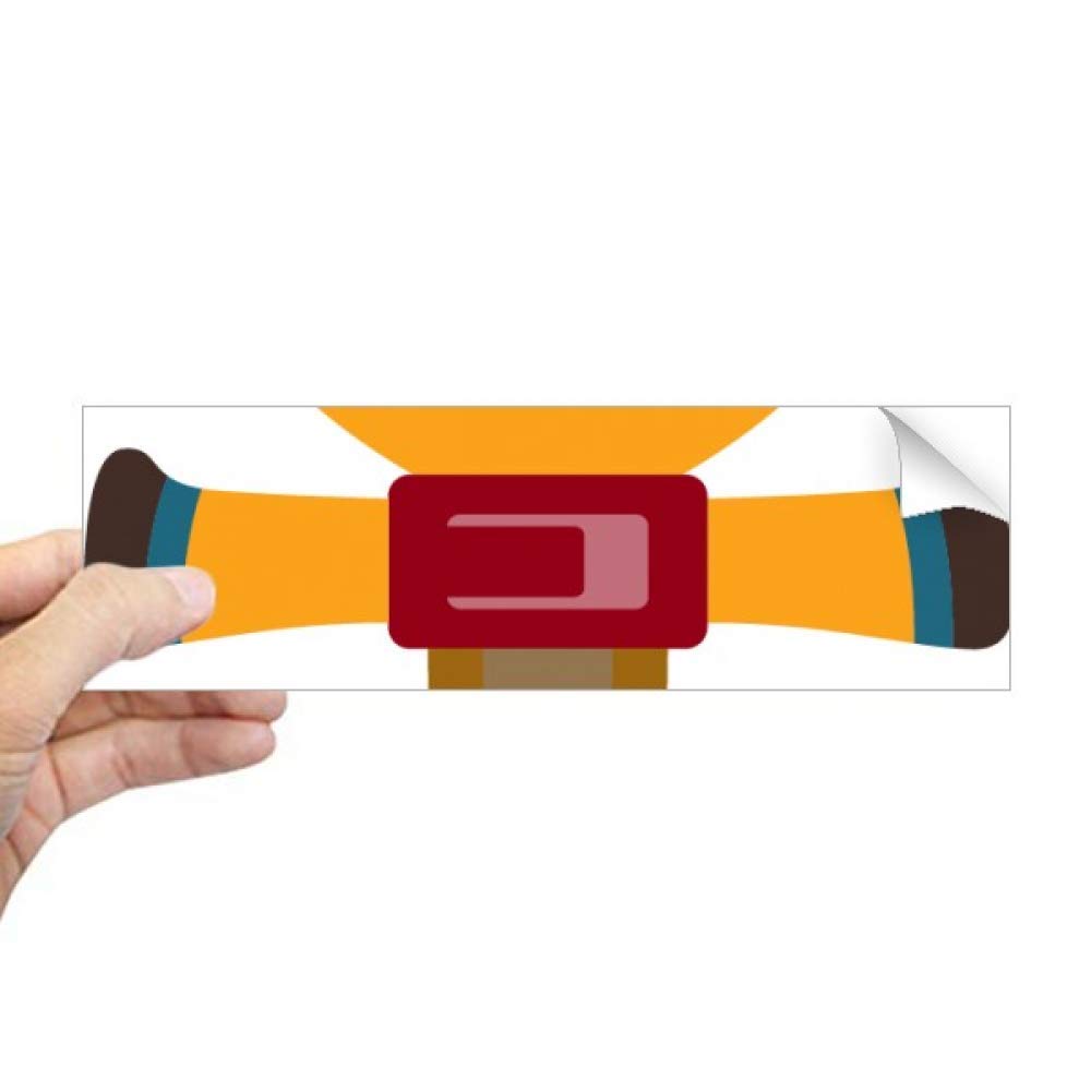 Cetro de Egipto adhesivo rectangular tricolor de alta visibilidad para ventanas 4