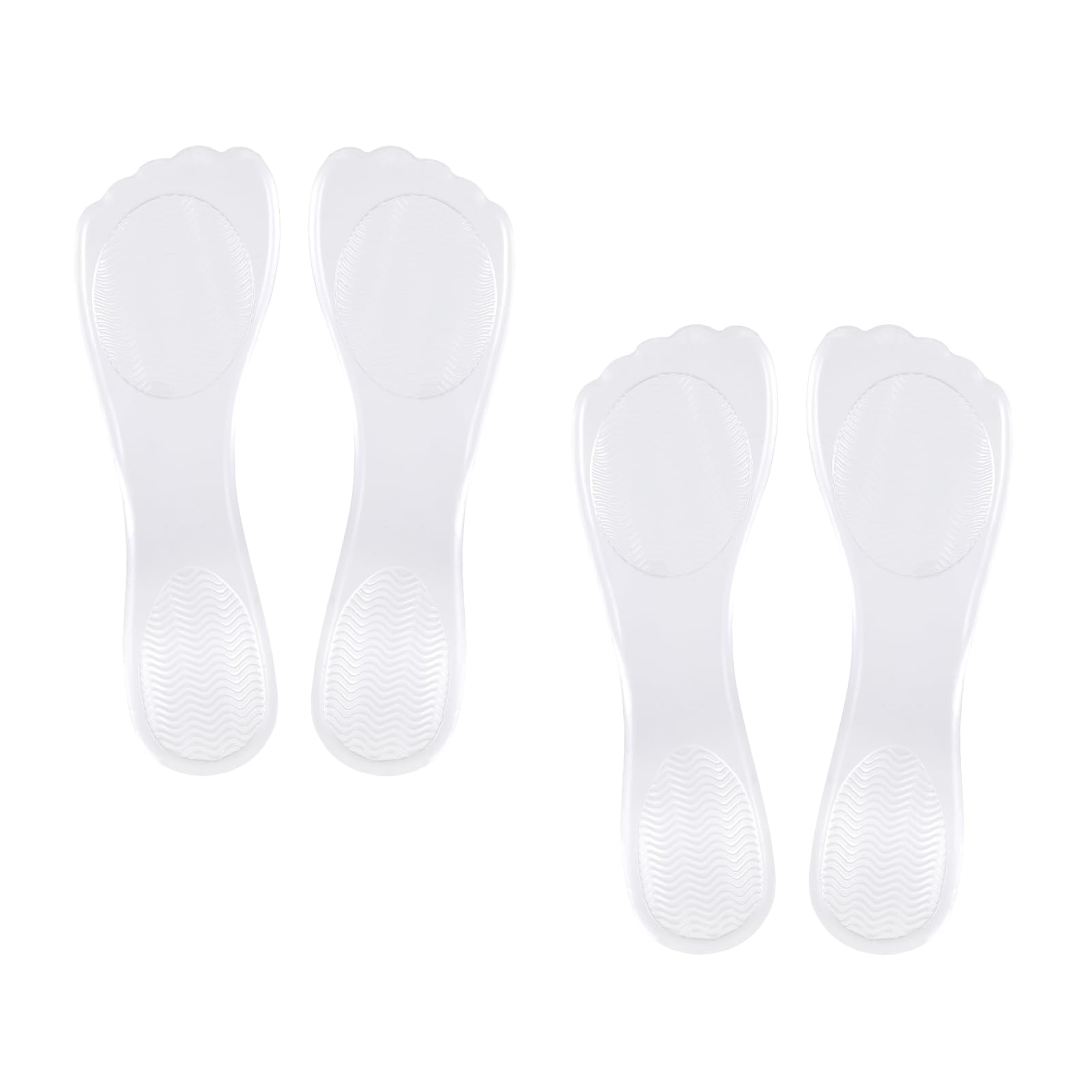 2 Pairs High Heel Inserts for Women,Shoe Gel Insoles for Women Heel Cushions,Anti-Slip Clear Cushioning Insoles Comfort Pads for Highs Heels Sandals